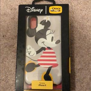 New in box Minnie Mouse Otterbox case iPhone X
